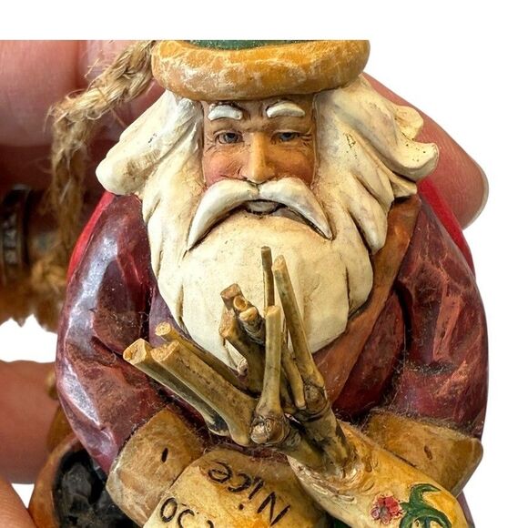 Jim Shore Santa He Knows Naughty & Nice Holiday Christmas Ornament 2006 4005789 - Picture 12 of 12